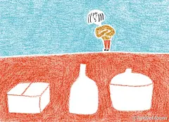 Jin Kitamura（北村 人）1981年出生于东京，毕业于东海大学教养学部，现任神戸艺术工科大学讲师，同时也是一位插画家，擅长使用蜡笔和木炭等绘画材料，他希望通过作品来传达他的那些简单而又可爱的小故事……更多内容请点击链接→OJin Kitamura