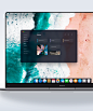 Apple OS / Mac OS 2020 redesign - Edge to edge Macbook : Apple OS concept redesign ( ux, ui, product, augmented reality, operating system, windows, apple, ios, safari, music, finder, design, motion, animation, 3d).This is a concept that I had in mind for 