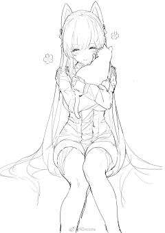 荷儿♡采集到插画