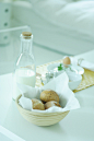 ╮♥╭、MILK、牛奶、tik tok、cookies、我的爱、白、香甜、小食侯