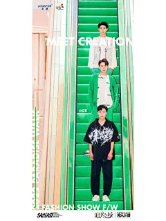 #时装秀 #电梯走秀 #走秀海报 #时装天梯