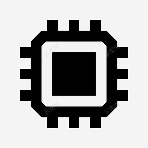 处理器芯片nope微处理器图标 集成电路 icon 标识 标志 UI图标 设计图片 免费下载 页面网页 平面电商 创意素材