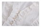 飘垂雪纺荷叶边蕾丝拼接设计排扣收腰上衣 RIMLESS独立设计师品牌-淘宝网