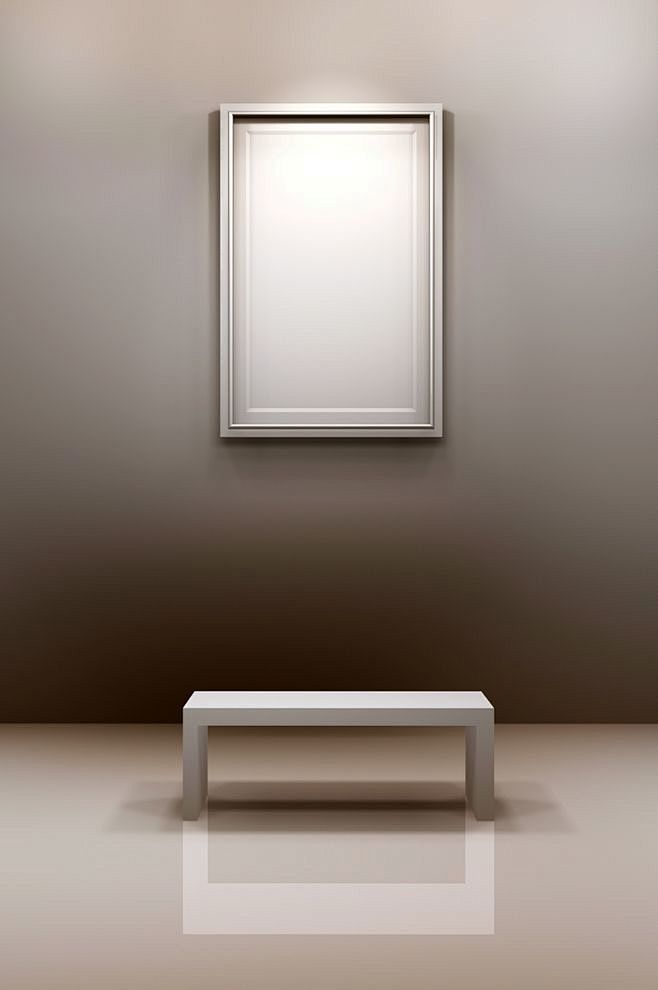 展厅画框椅子图片素材室内设计效果图www...