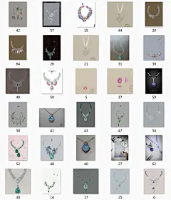 珠宝首饰设计水彩彩铅手绘稿设计图水溶彩铅水彩临摹300张XE001-淘宝网