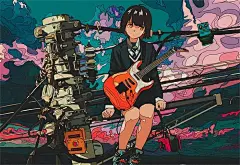 12款少女日系插画