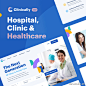 7款临床看护医疗保健应用响应式页面设计套件 Clinically - Healthcare Web UI Design Kit