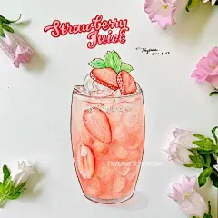 水彩  冷饮
作者：Thylane_M ​ ​​​​