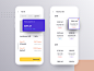 My Bill repayment stages design violet consumption ios iphonex ux ui