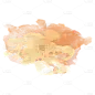 手绘-水彩渲染色块装饰元素贴纸7