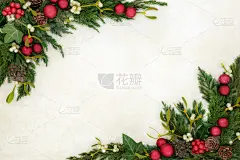 背景,国境线,华丽的,留白,边框,圣诞卡,水平画幅,枝繁叶茂,无人