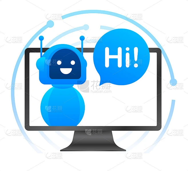 Robot icon. Bot sign design. Chatbot symbol concep素材-花瓣网