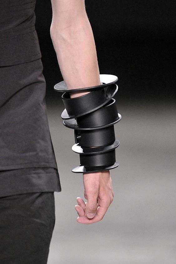 leather bangles from...
