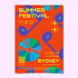 Music festival poster template