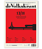 Today's @de_volkskrant newspaper - 21 pages covering the Paris 13/11 attacks and the declaration of war by France on ISIS. De Volkskrant commissioned Noma Bar for the front page #nomabar #parisattacks: 