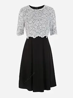 女性裙子蕾丝裙高清素材 中袖裙子 女装服饰 服装 服装海报 蕾丝裙 连衣裙 黑白裙子 元素 免抠png 设计图片 免费下载 页面网页 平面电商 创意素材