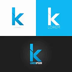 K字母logo设计图片