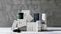 Offgray scent line packaging