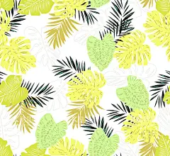 叶子  - 源文件下载【酷图网】叶子,芭蕉叶,树叶,手绘叶子,色块叶子,服装印花,