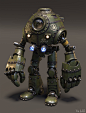 WW2 era Pacific Rim Mech, Ville Ikonen : WW2 era mech to combat those pesky Kaijus. 

This project has been sitting on my HDD for a few years... Luckily there's no better time to finish some old projects than now! It's rigged, textured with procedural mat