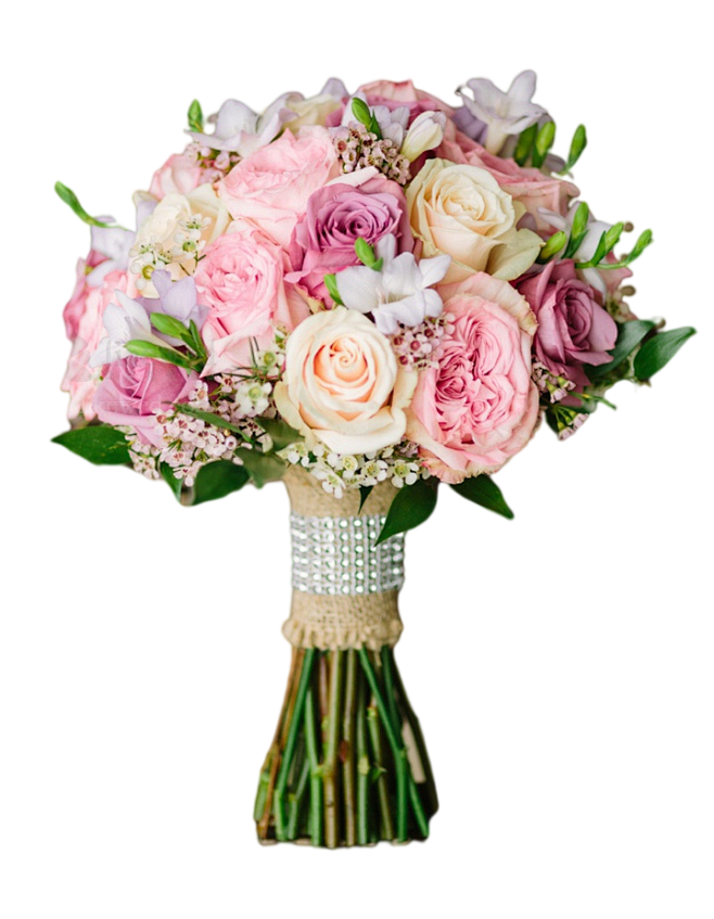 粉色玫瑰花丛花束png (1)