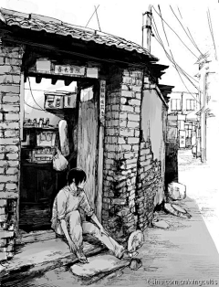 m4CUYPek采集到黑白插画