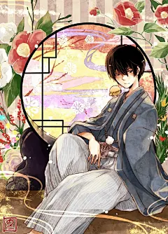 #动漫壁纸##云雀恭弥# 群聚，咬杀！（绘师：Noko， O网页链接）