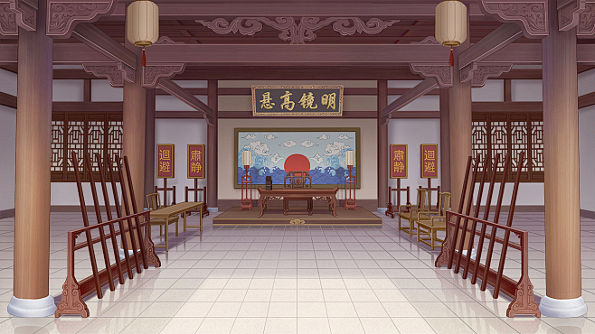府衙大堂 (1)-花瓣网
