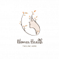 女性健康logo标志矢量图素材