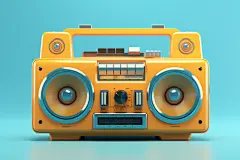 家电怀旧收音机录音机模型