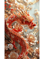 新年喜庆，红金龙，限免（含关键词）