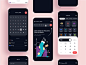Finance Tracker User Interface : Take a glance at design projects devoted to money and finance. Here's the finance tracker app that helps users to manage their incomes and expenses. Design solutions for it feature dark theme, cust...