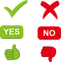 打勾符号正确素材PNG模板 正确