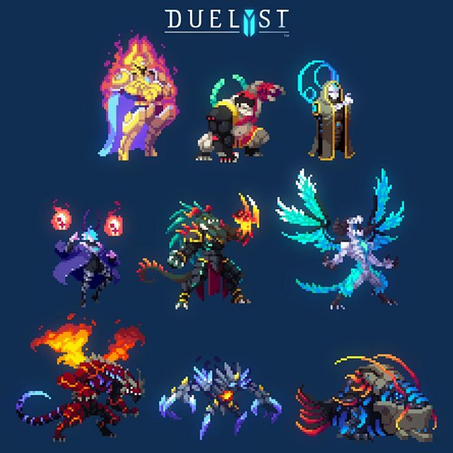 免费像素画卡牌对战网游Duelyst即将...