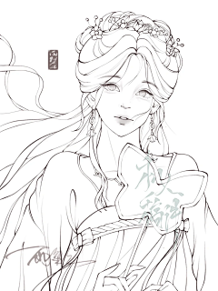 ╰つ卓儿︶ㄣ采集到手绘线稿