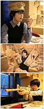 日本一位纸板艺术家把快递盒子变成了一个个神奇的雕塑作品，太厉害了！！ ​​​​