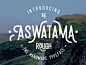 Aswatama粗糙 手写字体