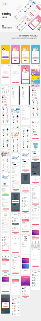 可爱母婴儿童购物商场导购平台APP模板UI套装应用界面sketch格式 U0104_变色鱼（www.58cgg.com）- 海外优秀设计素材分享平台！