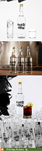 Misery Vodka bottle design by Studio Total of Sweden. PD