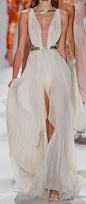 Modern Goddess - Glamour goddess gown / J Mendel in white