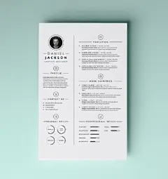简历版式设计参考。跳槽季，有需要的朋友收~