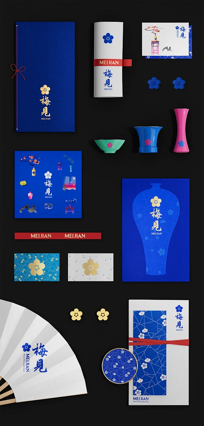 梅见品牌换新：无法再简化的梅花logo-花瓣网