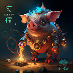 百变小魔女6采集到ai插画