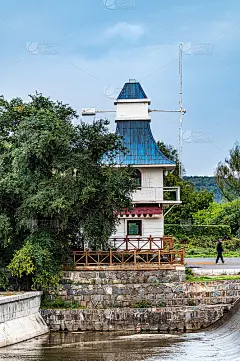 中国长春净月潭国家森林公园泄洪景观