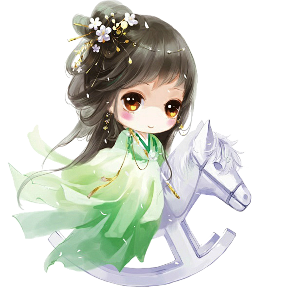 Q版人物 女 古风 免抠