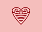 Simple and elegant logo of a newspaper heart.
You can download it:
Codester