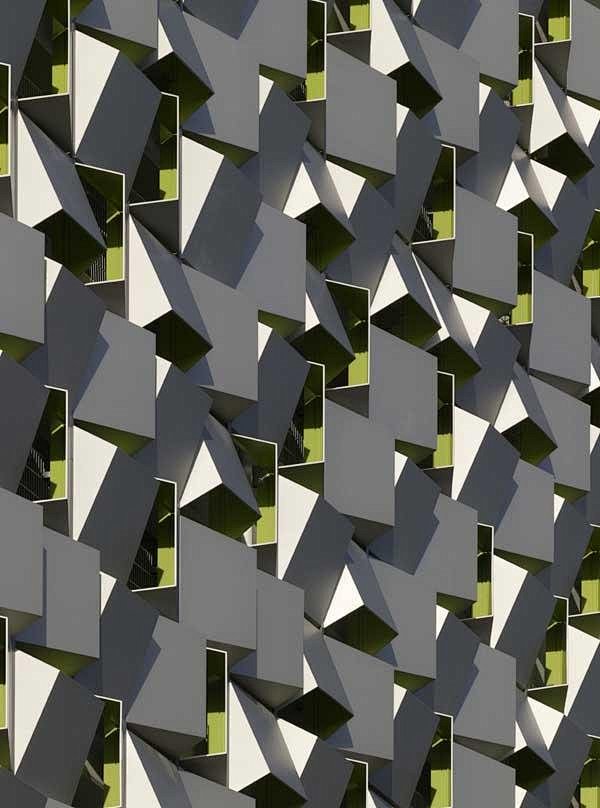 建筑设计表皮外立面幕墙图集下载创意造型玻璃金属隔栅幕墙现代简约