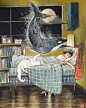 治愈系水彩插画
韩国插画师：NOMA
