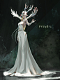 Character design -Freydis, Rui Li : Character design-Freydis