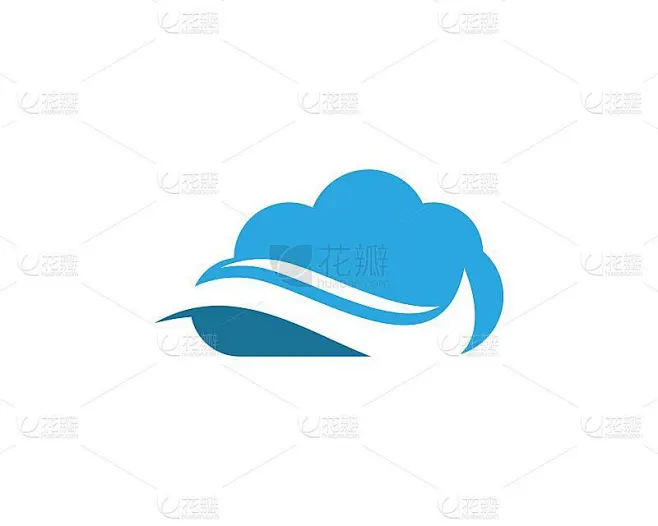 Wave icon design vector素材-花瓣网
